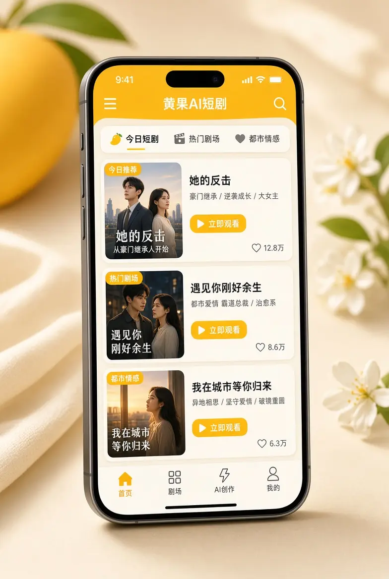 移动阅读页面示意